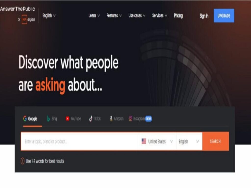 怎么用好AnswerThePublic帮助我们提高SEO效率