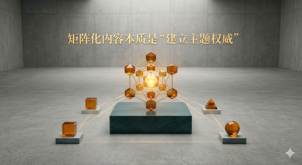 矩阵化内容本质是“建立主题权威”