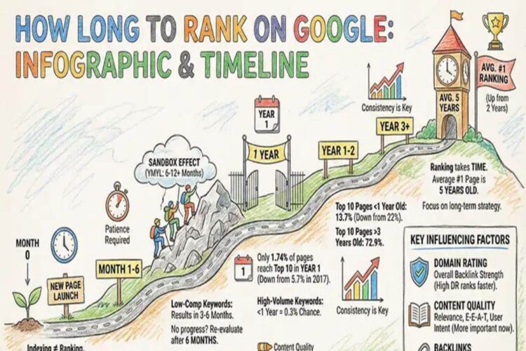 How long does it take for my page to rank on Google