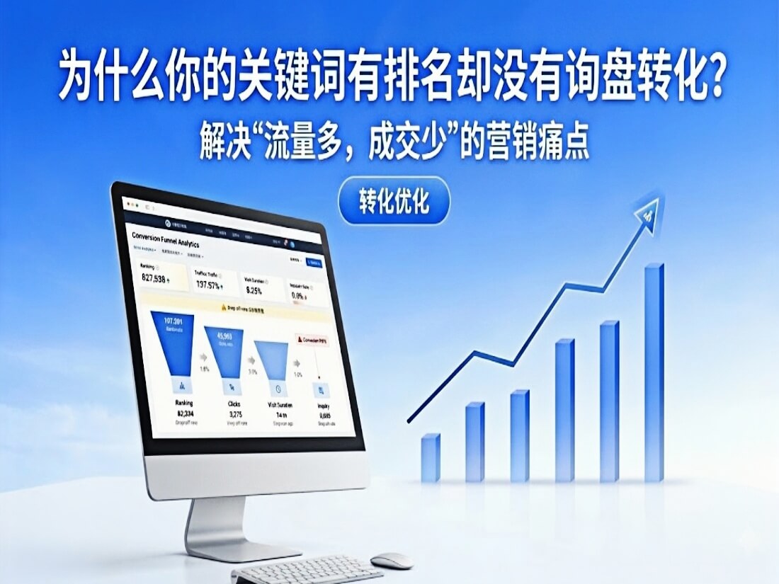 为什么你的关键词有排名却没有询盘转化？