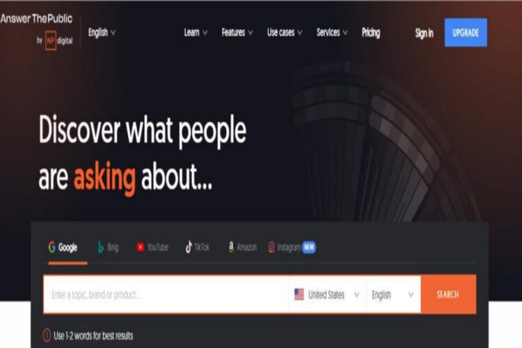 怎么用好AnswerThePublic帮助我们提高SEO效率