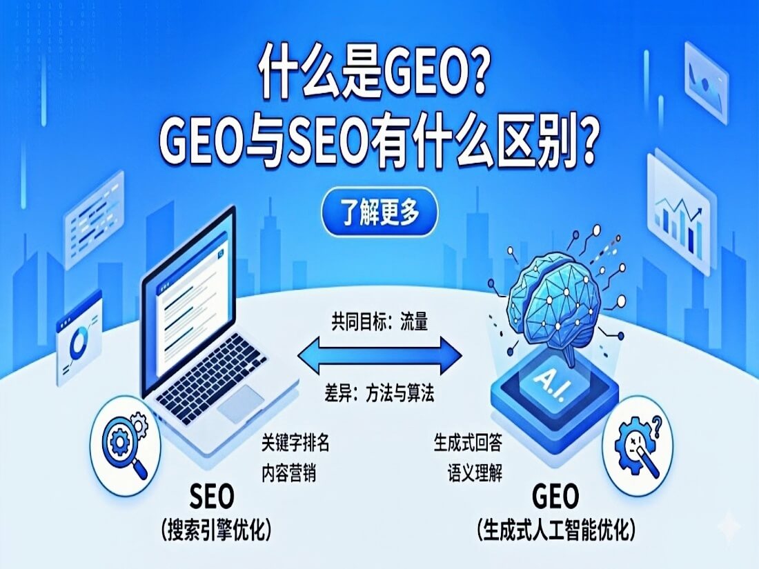 什么是GEO？GEO与SEO有什么区别？