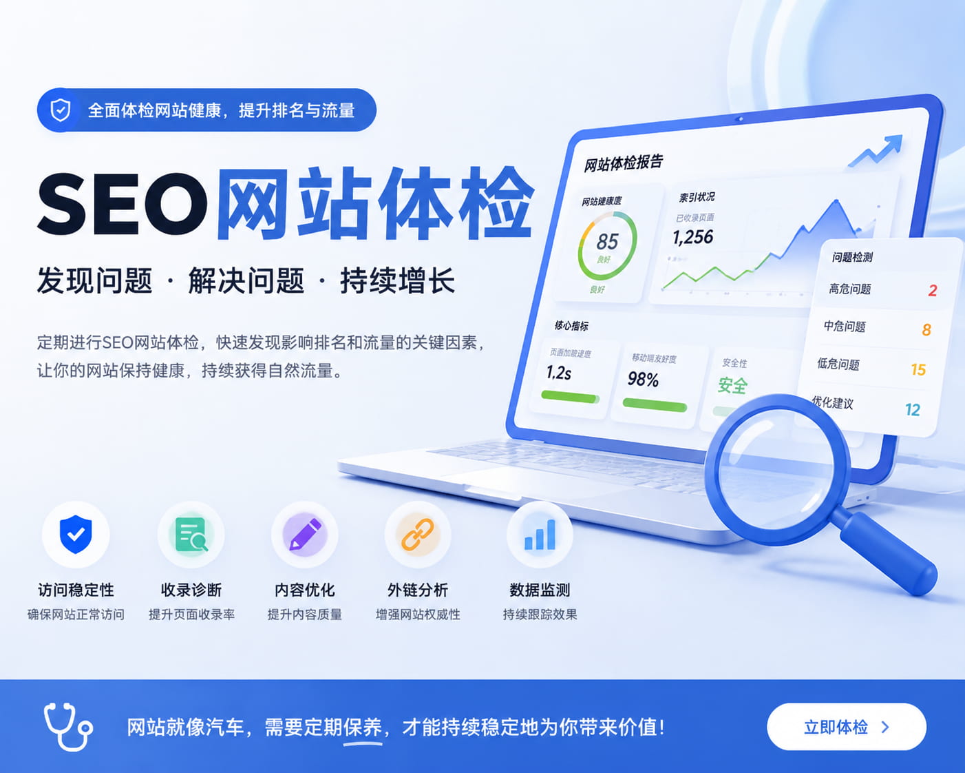 如何做seo网站体检？