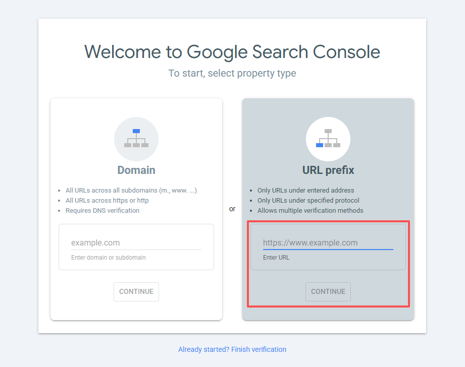 URL Prefix