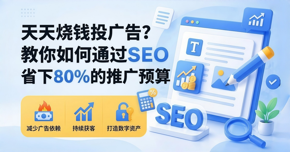 天天烧钱投广告？教你如何通过seo省下80的推广预算- (2)