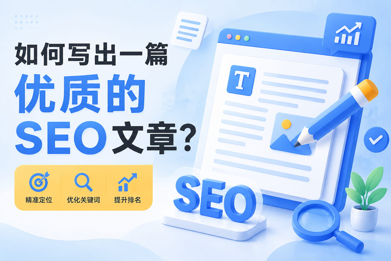 如何写出一篇优质的SEO文章？