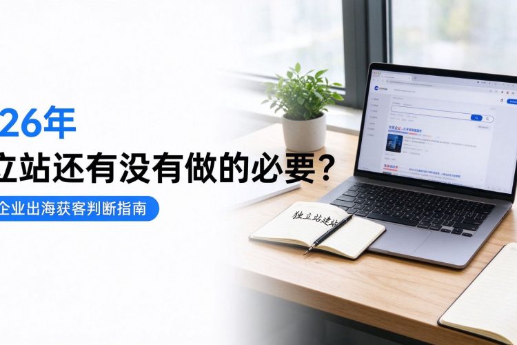 2026 年外贸独立站还有没有做的必要 - 外贸企业主查看独立站数据