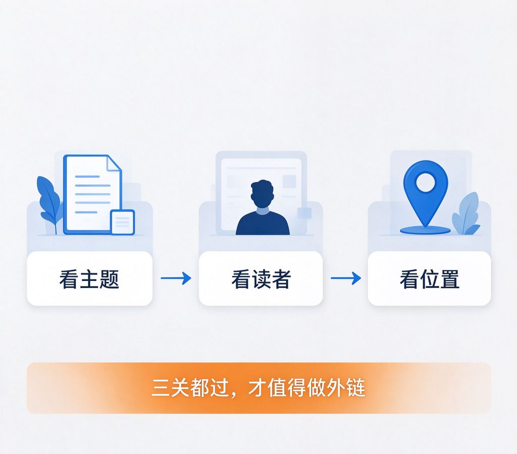 外链质量怎么判断 - 三步筛选相关外链