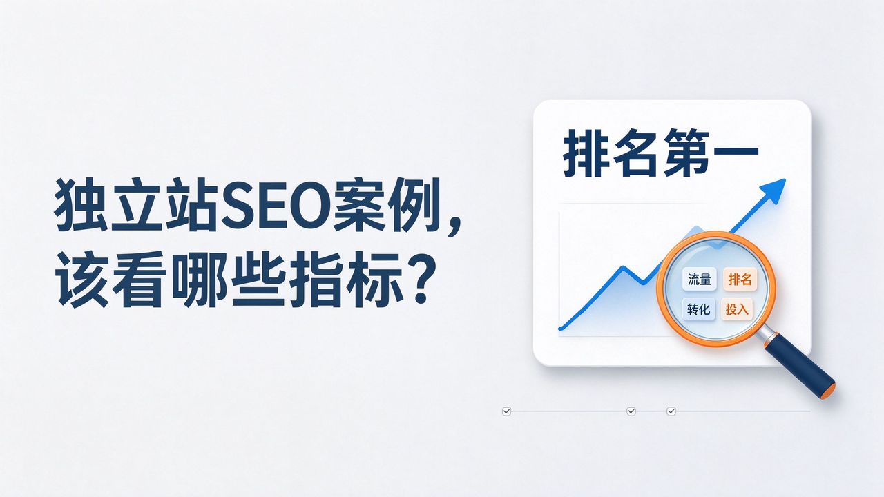 ￼ 独立站seo案例应该看哪些指标