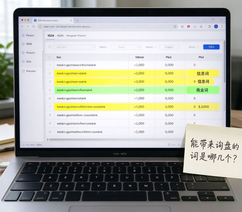 网站有流量没询盘 - 按词意图拆流量